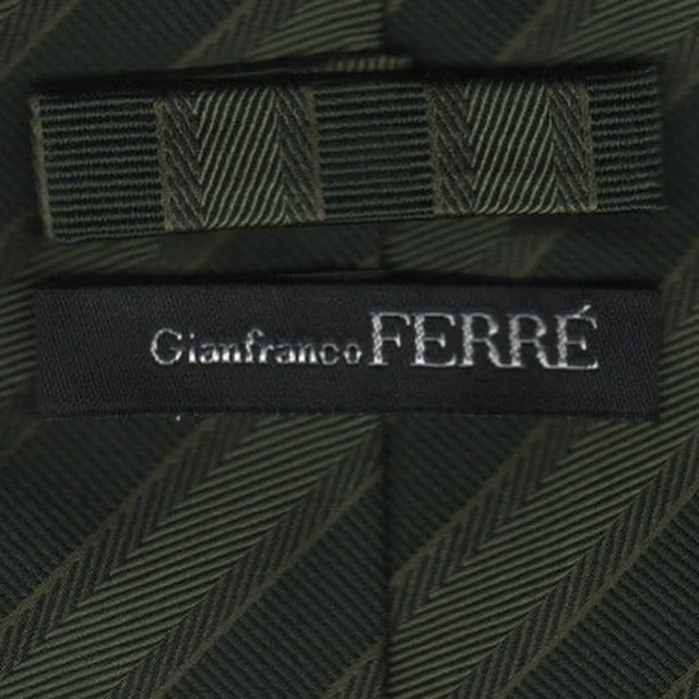 Men's tie with bold stripes for a professional appearance-Vintage Gianfranco Ferré tie