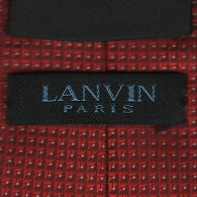 Luxury men's tie with fine texture for weddings-Vintage Lanvin tie