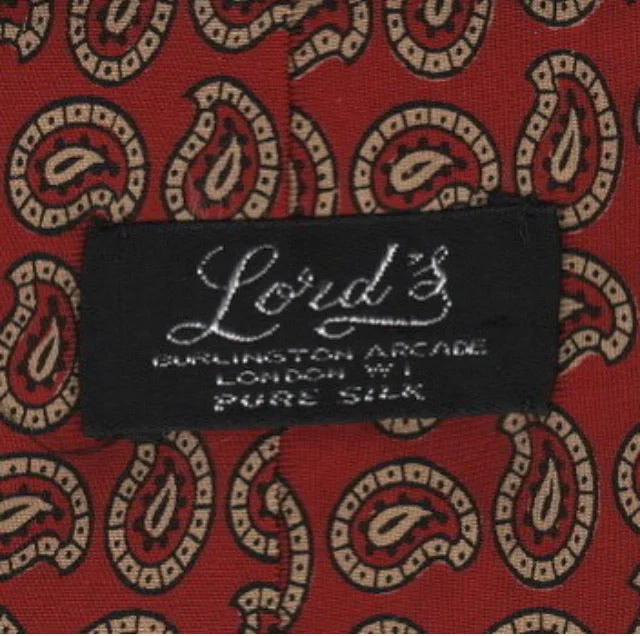 Men's tie with elegant patterns for special occasions-Vintage Lord’s tie