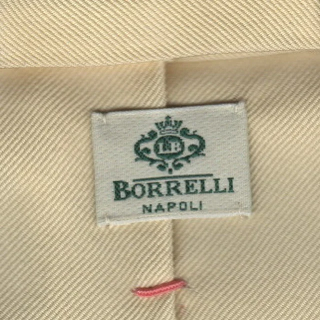 Men's tie with subtle floral print for formal wear-Vintage Luigi Borrelli tie