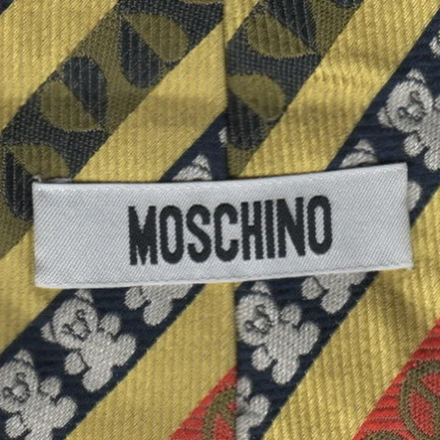 Men's tie with smooth fabric for elegant affairs-Vintage Moschino tie