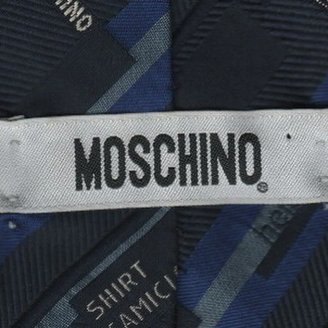 Stylish men's tie with vibrant hues for formal functions-Vintage Moschino tie