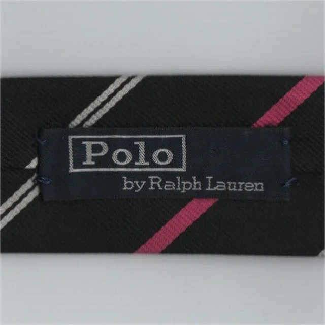 Men's tie for evening office meetings with sharp edges-Vintage Ralph Lauren tie