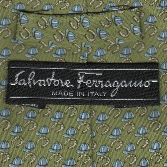 Stylish men's tie for a sleek business appearance-Vintage Salvatore Ferragamo tie