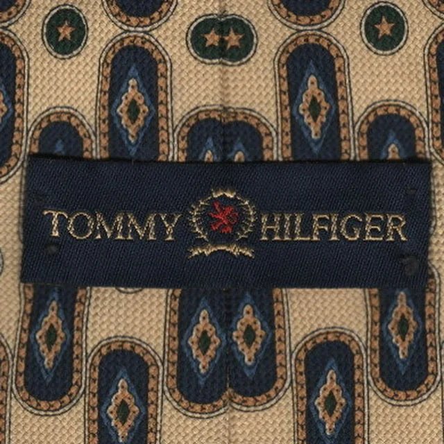 Classic men's tie with light fabric for summer events-Vintage Tommy Hilfiger tie