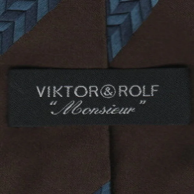 Designer men's tie for upscale dinner events-Vintage Viktor & Rolf “Monsieur” tie