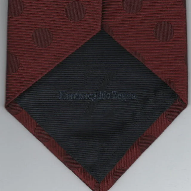 Men's tie with bold stripes for casual office wear-Vintage Zegna tie