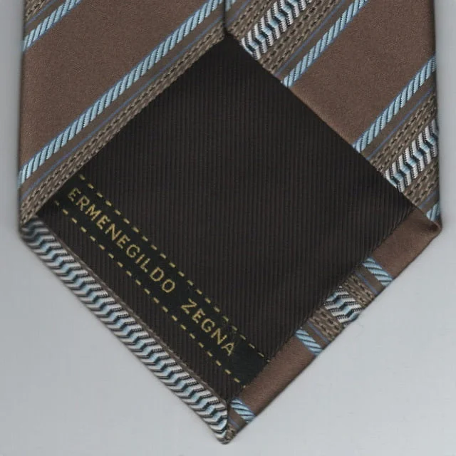 Men's tie with bold contrast colors for weddings-Vintage Zegna tie