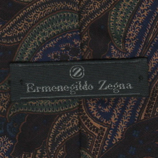 Men's tie with a refined finish for elegant gatherings-Vintage Zegna tie