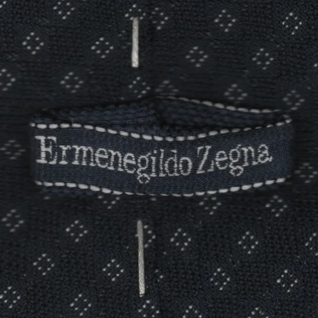 Stylish men's tie with subtle print for a refined look-Vintage Zegna tie