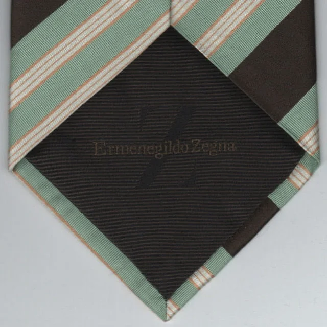 Trendy men's tie for a formal brunch event-Vintage Zegna tie