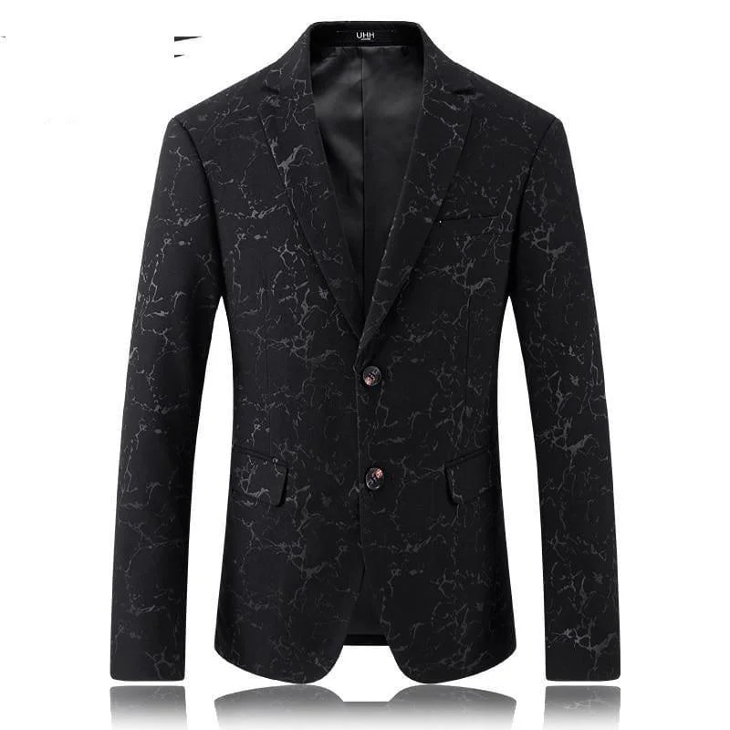 men's classic black tuxedo set -Blacks Wool Men's Business Blazer Jackets