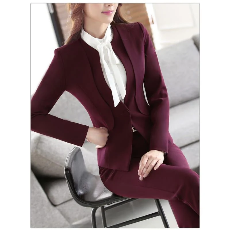 Burgundy jacket