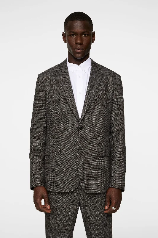 men's custom grey tuxedo jacket -Elton 2-Tone Blazer