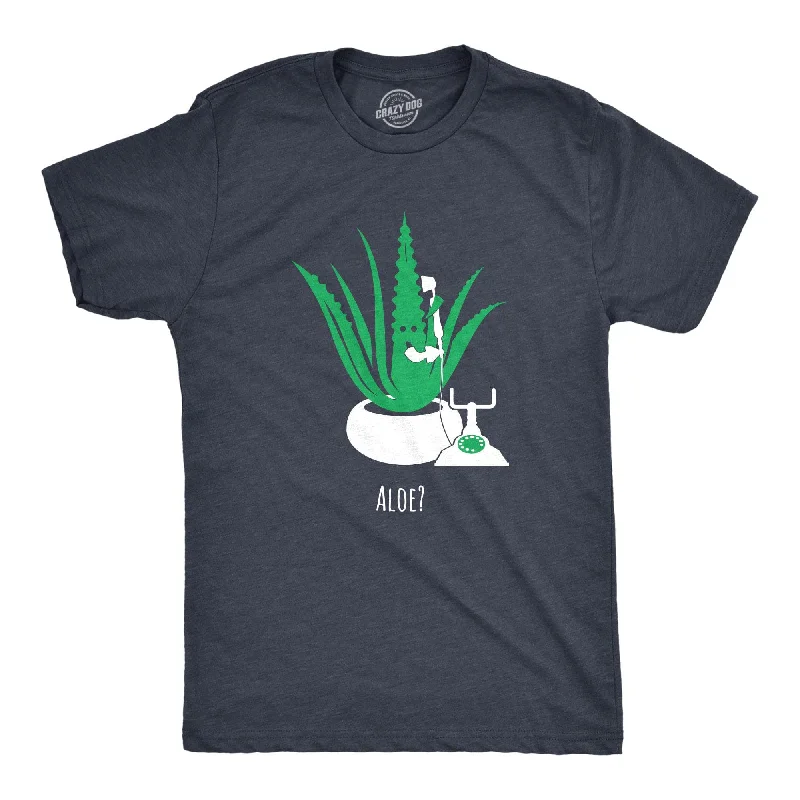 men's shirts for weddings and special occasions-Aloe Phone Call Men's T Shirt