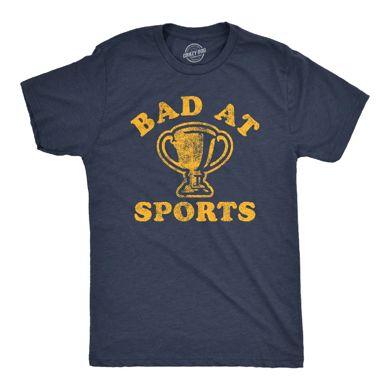 men's shirts with a laid-back fit for casual outings-Bad At Sports Men's T Shirt