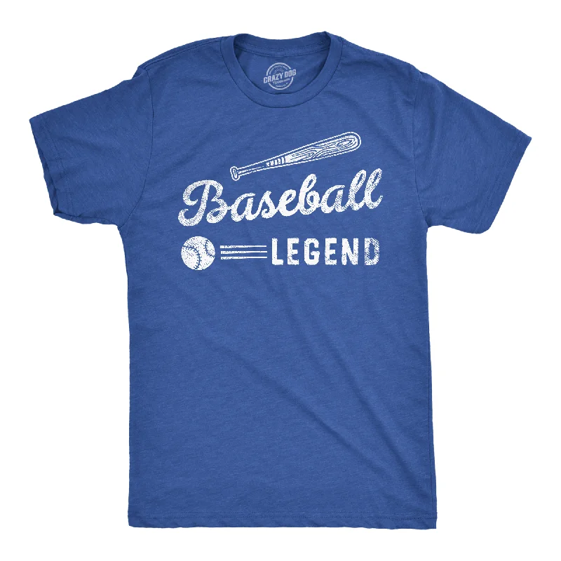 men's shirts with premium designs for upscale looks-Baseball Legend Men's T Shirt