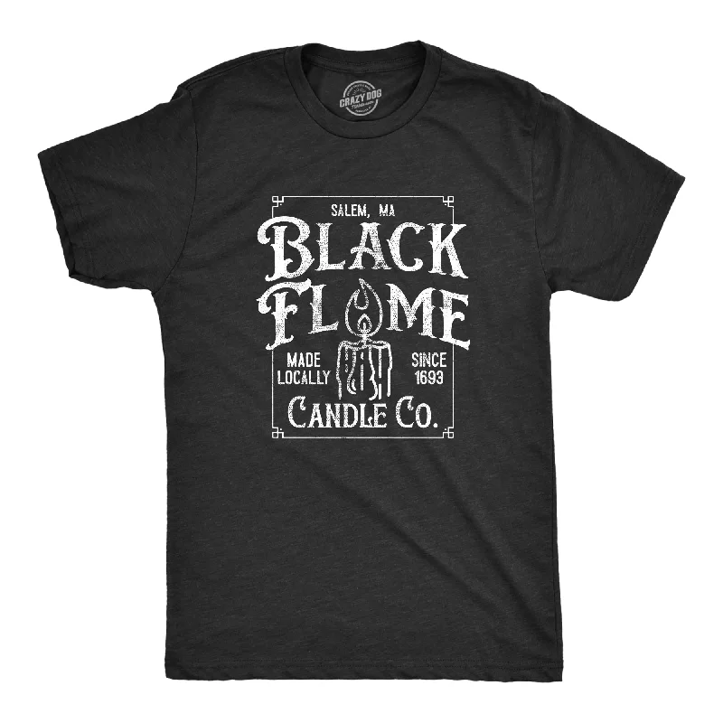 men's shirts for casual dressy nights out-Black Flame Candle Co Men's T Shirt