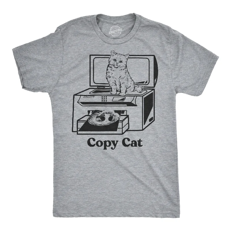 men's shirts for trendy casual outfits-Copy Cat Men's T Shirt