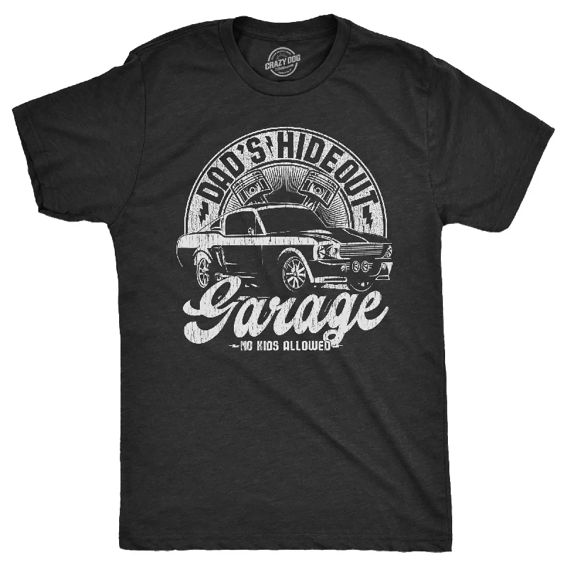 men's shirts with sleek designs for formal occasions-Dads Hideout Garage Men's T Shirt