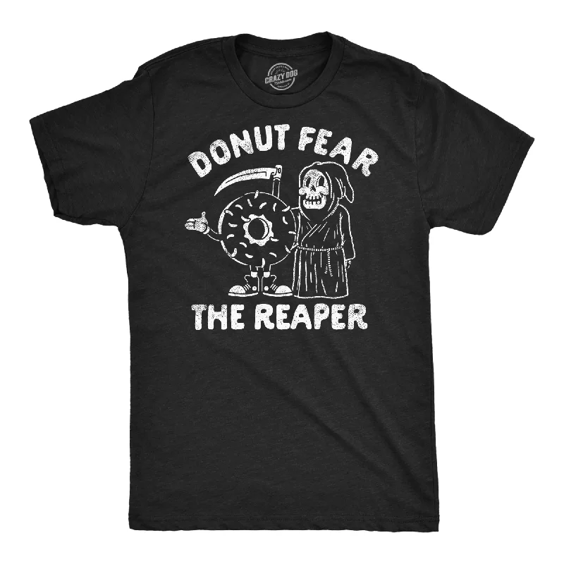 men's shirts for stylish summer casual outfits-Donut Fear The Reaper Men's T Shirt