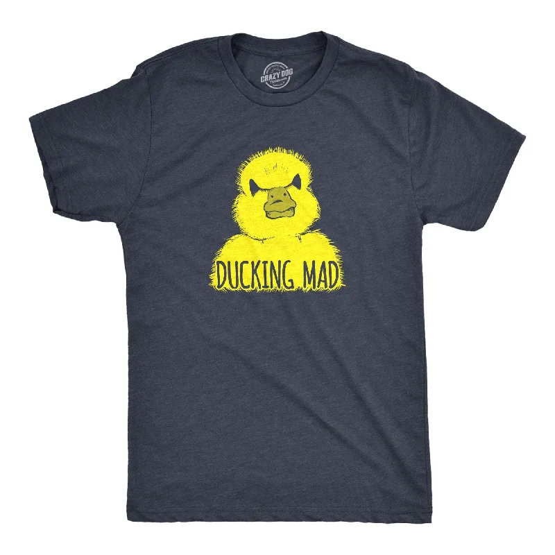 men's shirts for smart-casual dinner parties-Ducking Mad Men's T Shirt