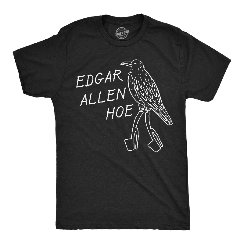 men's shirts for outdoor work and style-Edgar Allen Hoe Men's T Shirt