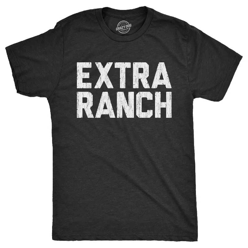 men's shirts with subtle patterns for business-Extra Ranch Men's T Shirt