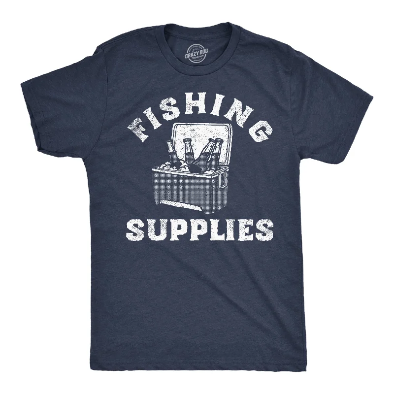 men's shirts with stylish buttons for attention to detail-Fishing Supplies Men's T Shirt