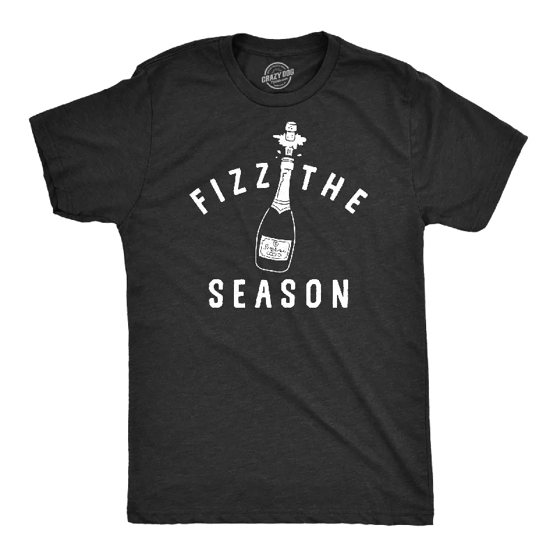 men's shirts with contrasting pocket designs-Fizz The Season Men's T Shirt