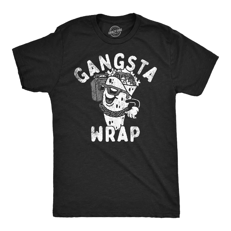 men's shirts with large gingham patterns-Gangsta Wrap Men's T Shirt