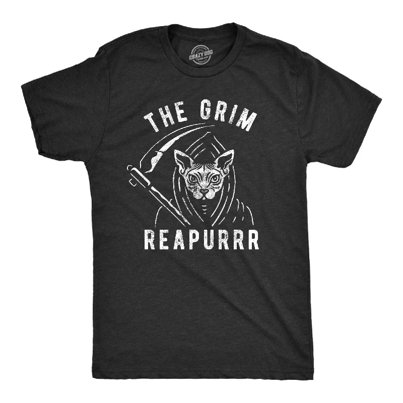 men's shirts with relaxed sleeves for comfort-Grim Reapurrr Men's T Shirt