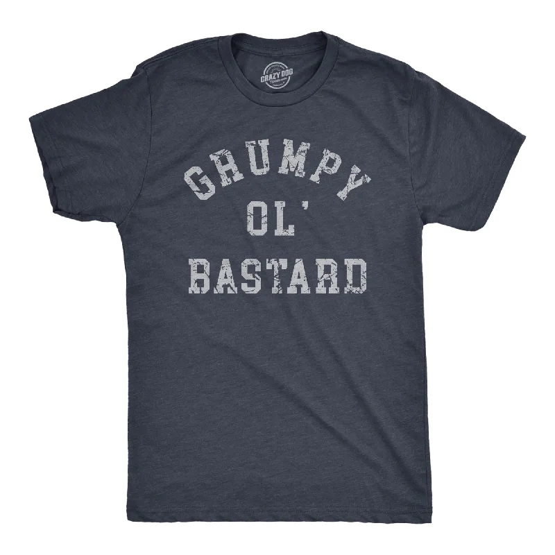 men's shirts with plaid patterns for casual style-Grumpy Ol Bastard Men's T Shirt