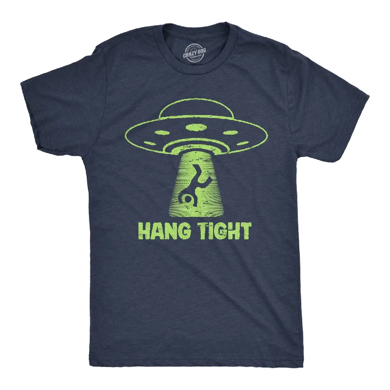 men's shirts for cool weather with style-Hang Tight UFO Men's T Shirt