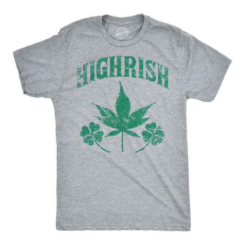 men's shirts for fashionable office wear-Highrish Men's T Shirt