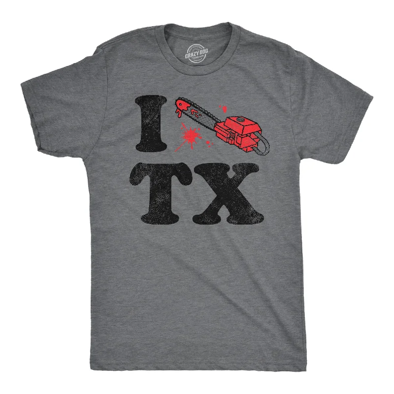 men's shirts for an effortlessly stylish look-I Chainsaw Texas Men's T Shirt