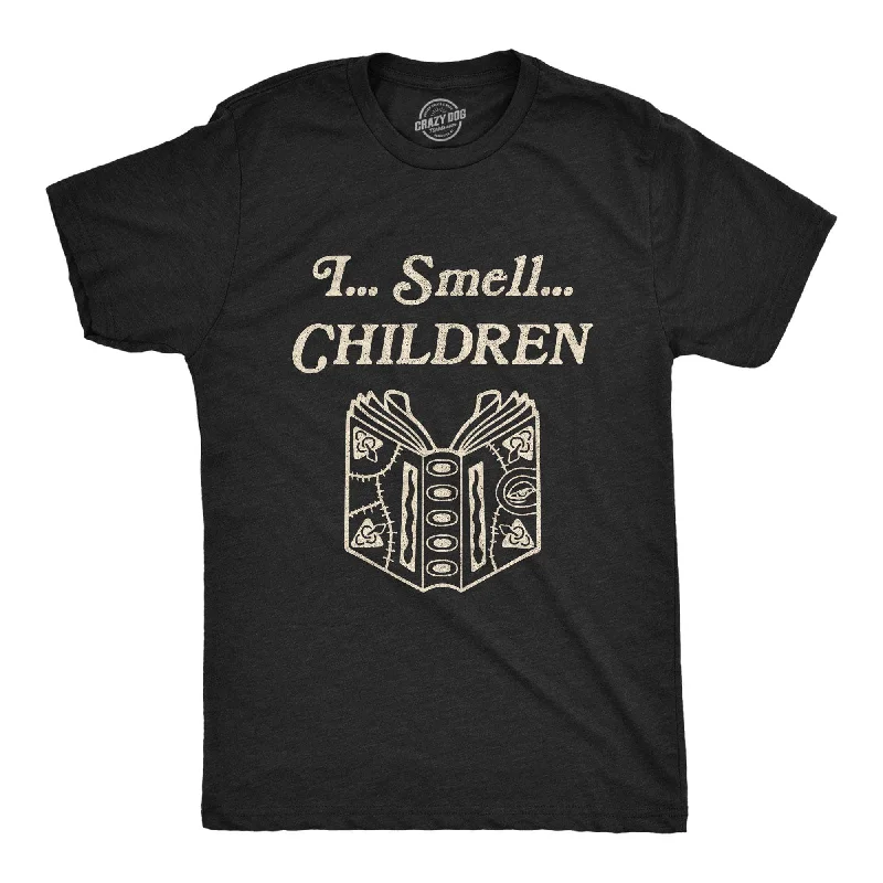 men's shirts with clean lines for refined style-I Smell Children Men's T Shirt