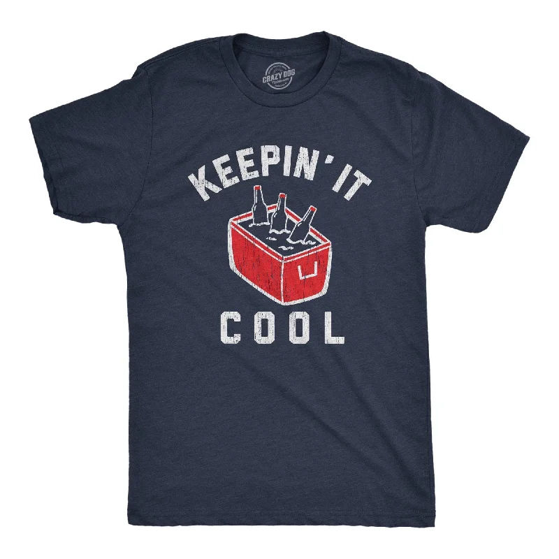 men's shirts with stylish pockets for detail-Keepin' It Cool Men's T Shirt