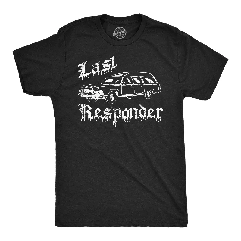 men's shirts for business trips with comfort-Last Responder Men's T Shirt