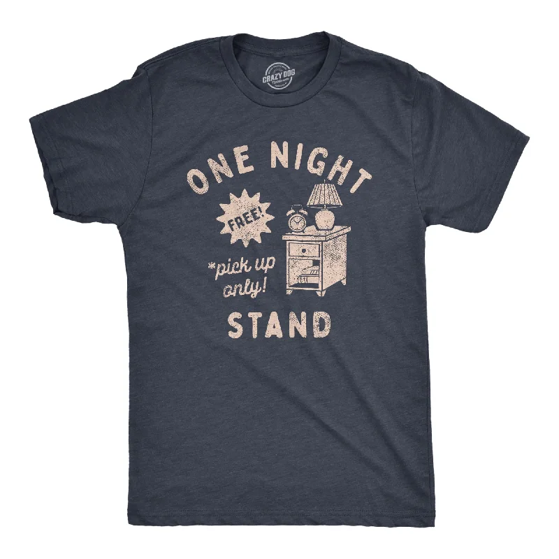 men's shirts with bold and modern patterns-One Night Stand Men's T Shirt