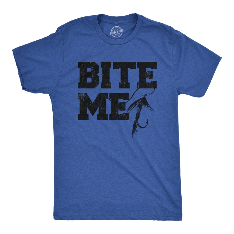 men's shirts with stylish collars for formal settings-Bite Me Men's T Shirt