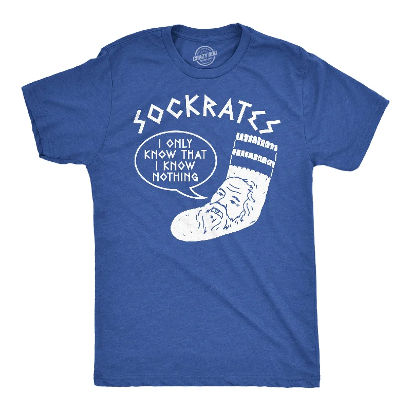 men's shirts for business casual Fridays-Sockrates Men's T Shirt