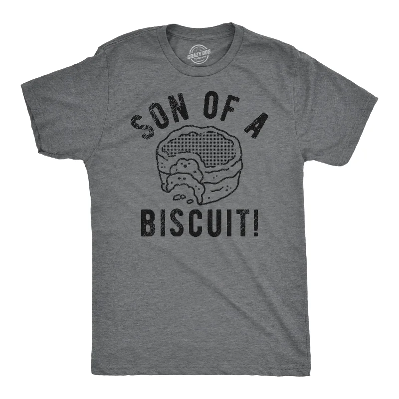 men's shirts with unique fabric combinations for comfort-Son Of A Biscuit Men's T Shirt