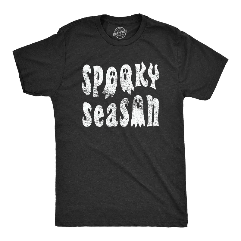 men's shirts with intricate details for style-Spooky Season Men's T Shirt