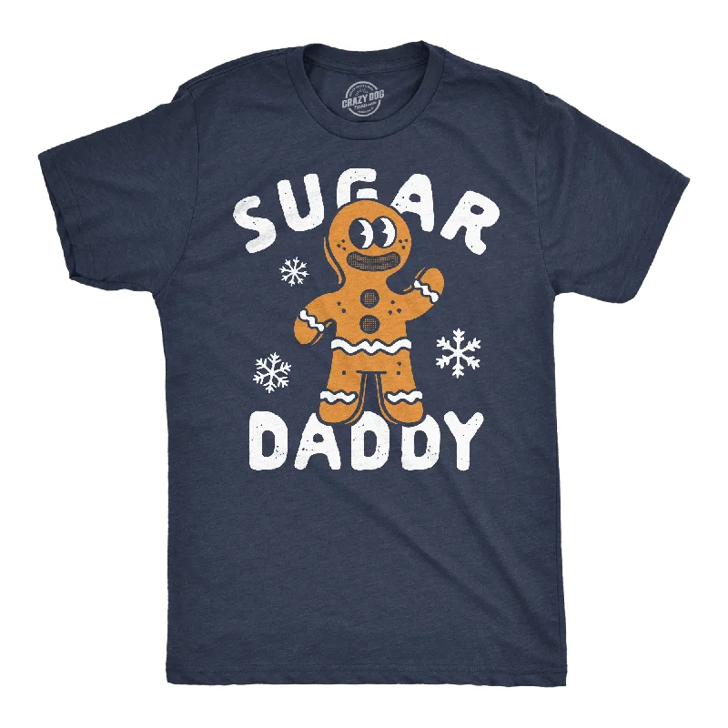 men's shirts with contrast color cuffs for added style-Sugar Daddy Gingerbread Men's T Shirt