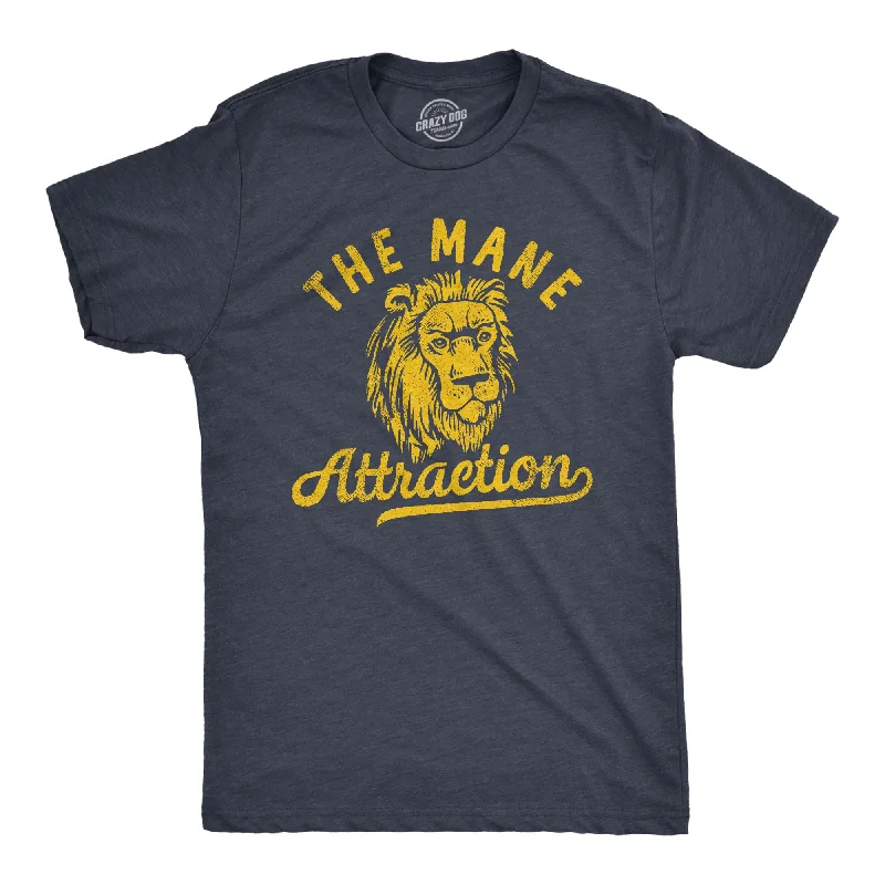 men's shirts for work and play with a versatile look-The Mane Attraction Men's T Shirt