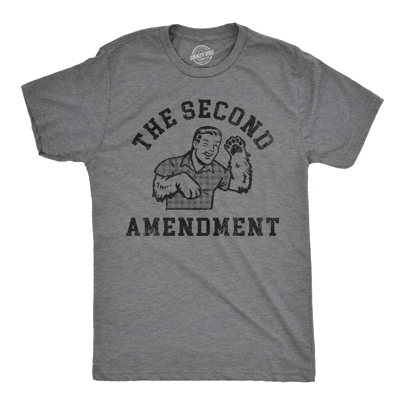 men's shirts for weekend trips and vacations-The Second Amendment Men's T Shirt