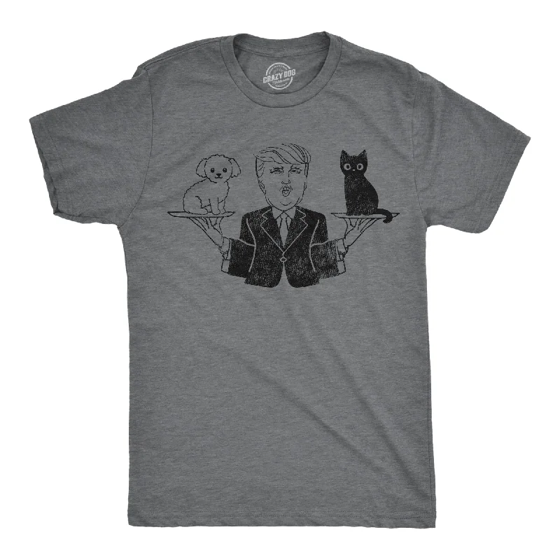 men's shirts with timeless elegance for professional wear-Trump Cats and Dogs Men's T Shirt