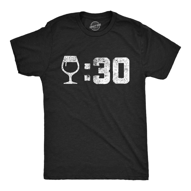 men's shirts with contrasting fabric details-Wine30 Men's T Shirt